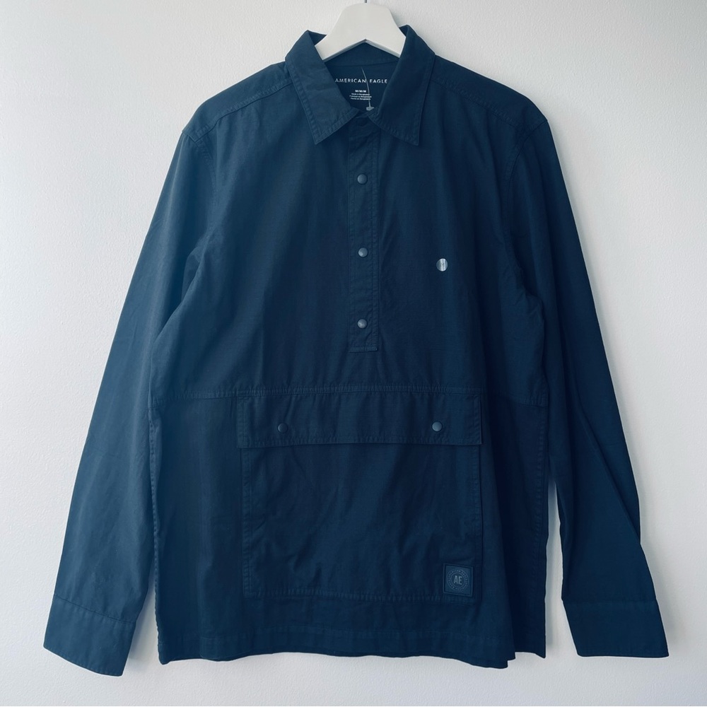 American Eagle Men’s Shirt Black Long Sleeves